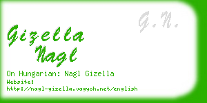 gizella nagl business card